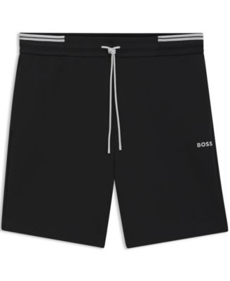 Men's Cotton-Blend Stripe Detail Shorts