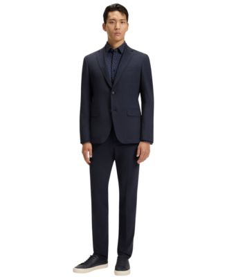 Men's Slim-Fit Performance Jersey Dress Shirt