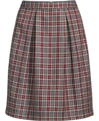 Women's Plaid Skort Top of Knee