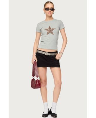 Womens Hayes Twill Mini Skort