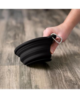 3-in-1 Dog Walk Bag & Travel Bowl with Matching Planet-Safe Dog Poop Bags