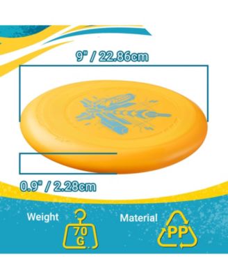 Frisbee Go Flying Disc, 9 Inch Lightweight Toy for Beginners Outdoor Game - 70g
