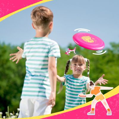 Frisbee Go Flying Disc, 9 Inch Lightweight Toy for Beginners Outdoor Game - 70g