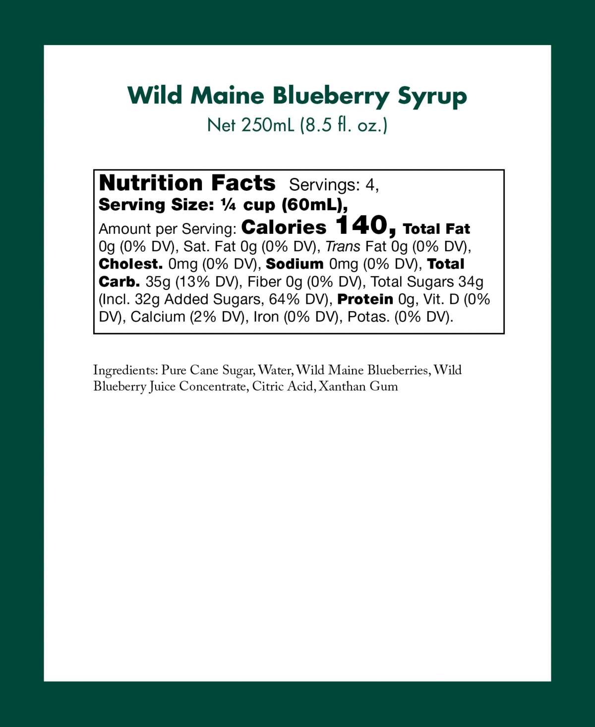 Stonewall Kitchen Holiday Blueberry Breakfast Gift Box, 4 Piece Set