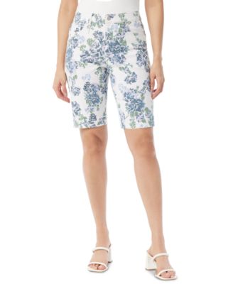 Gloria Vanderbilt - Petite Amanda Printed Bermuda Shorts