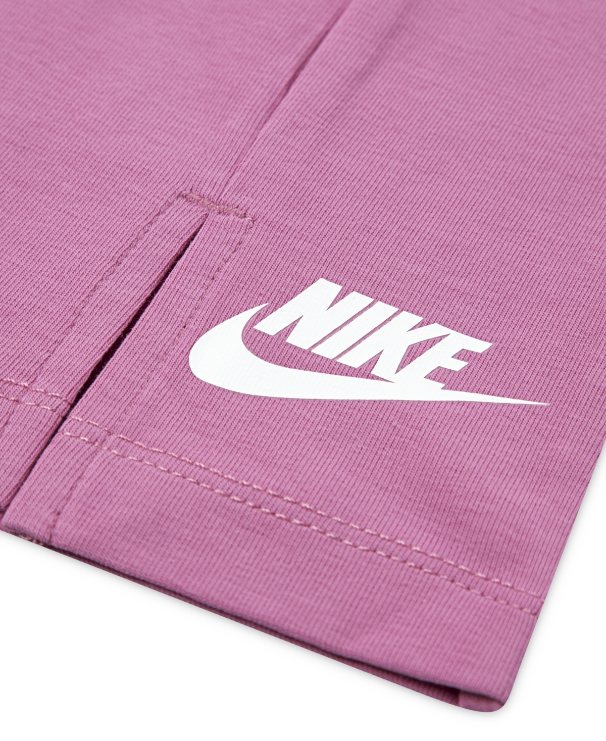Nike Girls 2t-4t 2-piece Floral Camo Crewneck Sweatshirt And Leggings Set In Purple