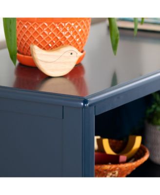 Taiga 2-Shelf Bookcase - Navy: 30" Bookshelf and Storage Unit for Bedrooms or Playrooms, Wooden Shelving for Books, Toys, School Supplies