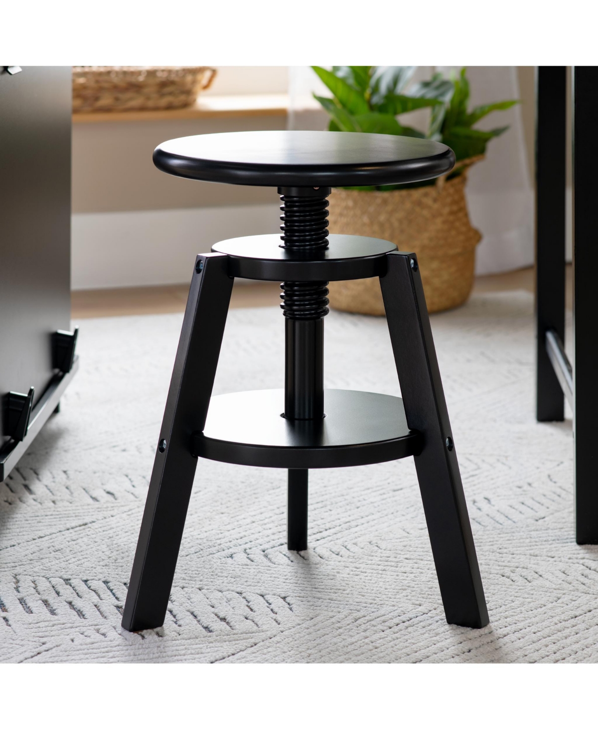 Guidecraft Design Studio – White: 3-in-1 Kids Art Table & Stool, Writing, Painting Drafting w/ Craft Storage Bins, Easel with Paper Roll