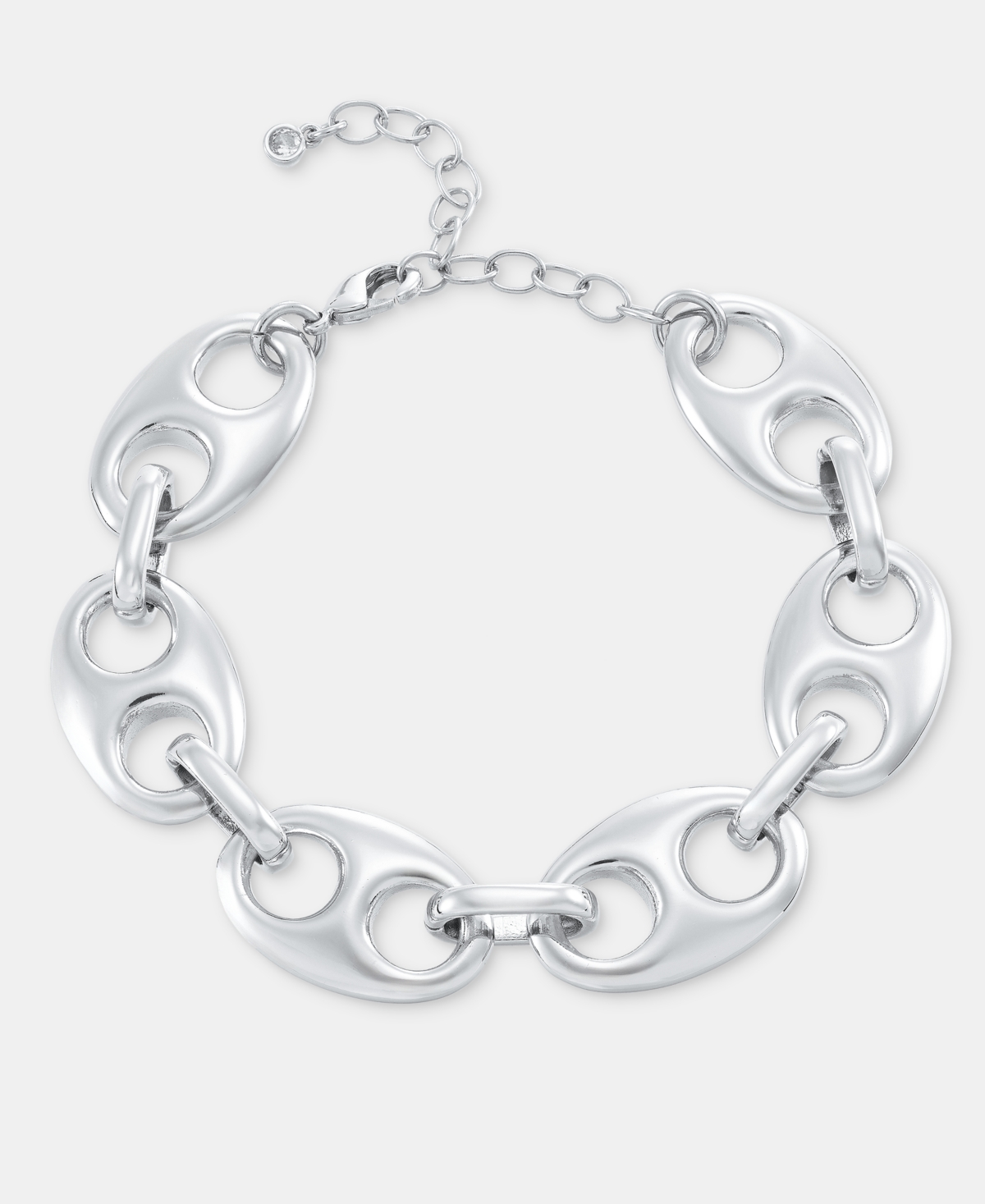 On 34th Large Mariner Link Bracelet, Macy's Exclusive In Silver