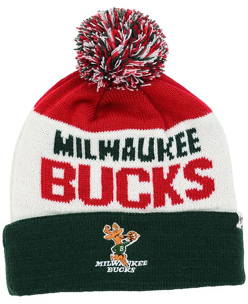 47 Brand Milwaukee Bucks Crossblock Knit Hat Reviews Sports