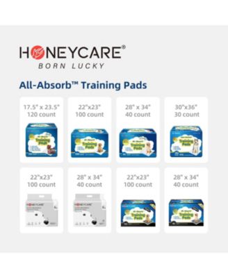 All-Absorb Large Dog and Puppy Training Pads, Ultra Absorbent and Odor Eliminating, Leak-Proof 5-Layer Potty Training Pads with Quick-Dry Surface, 22" x 23" inch 400ct