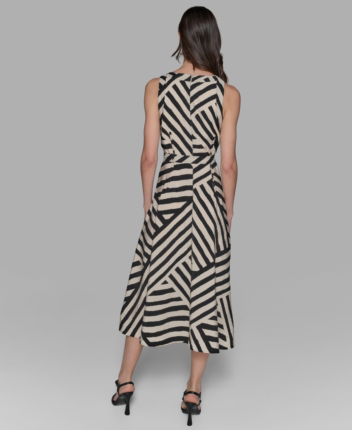 Karl Lagerfeld Women's Printed Sleeveless Dress