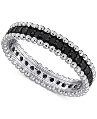 Macy's - Black Diamond Eternity Band (1/2 ct. t.w.) in 14k Gold