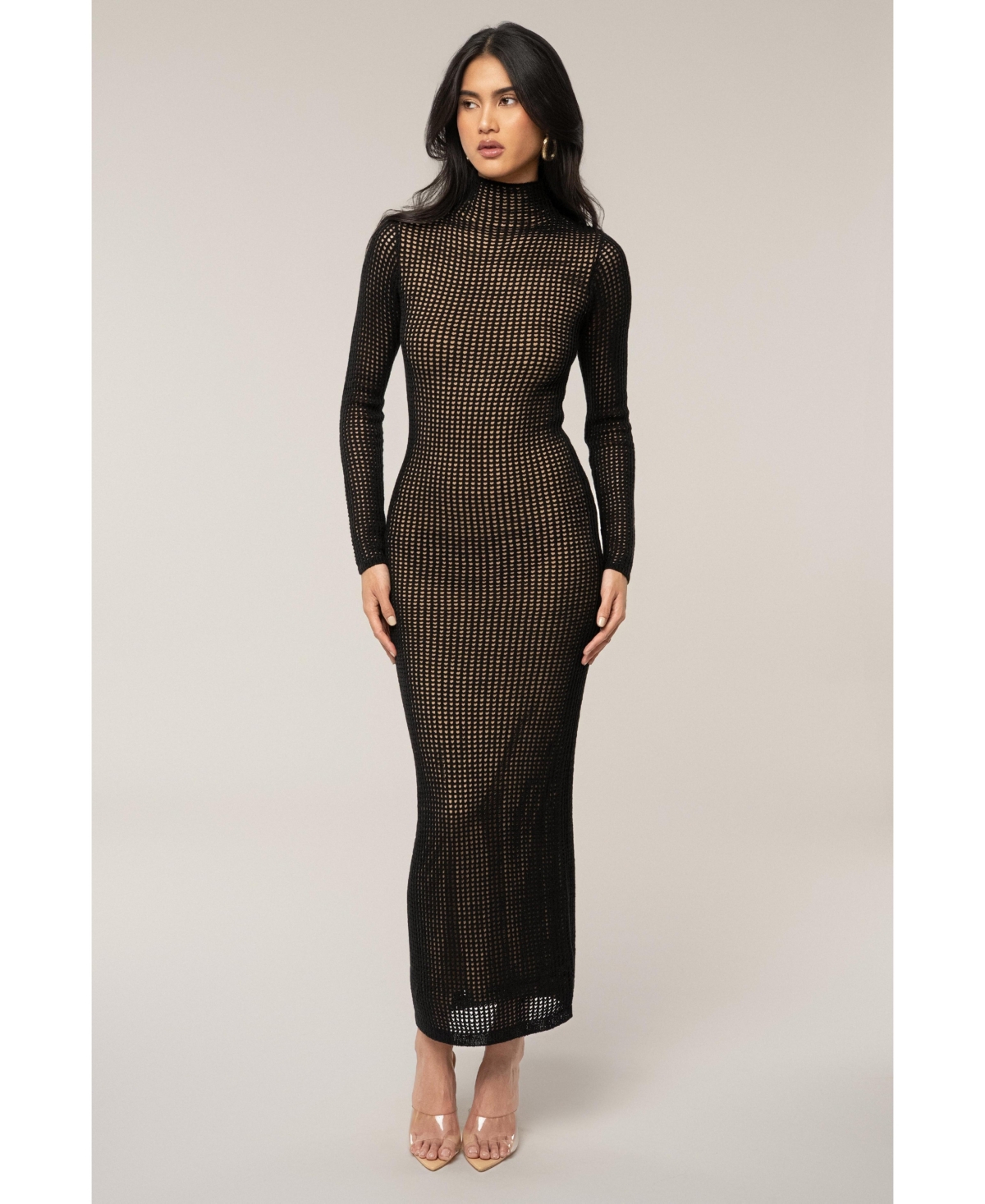 Rosabelle Knit Maxi Dress - Black