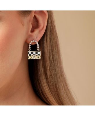 Baguette Drop Earrings