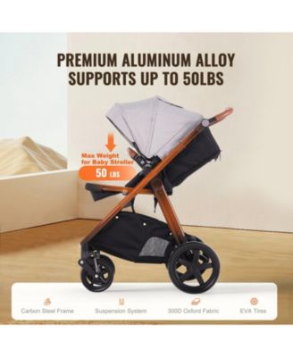 Toddler Stroller Travel System With Bassinet Playard Combo Set