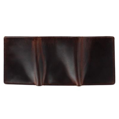 Men's Tennyson Tri-Fold Genuine Leather Wallet with ID Window