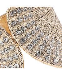 Crystal Fan Cuff Bracelet