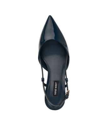 Women's Rhonda Kitten Heel Slingback Pumps