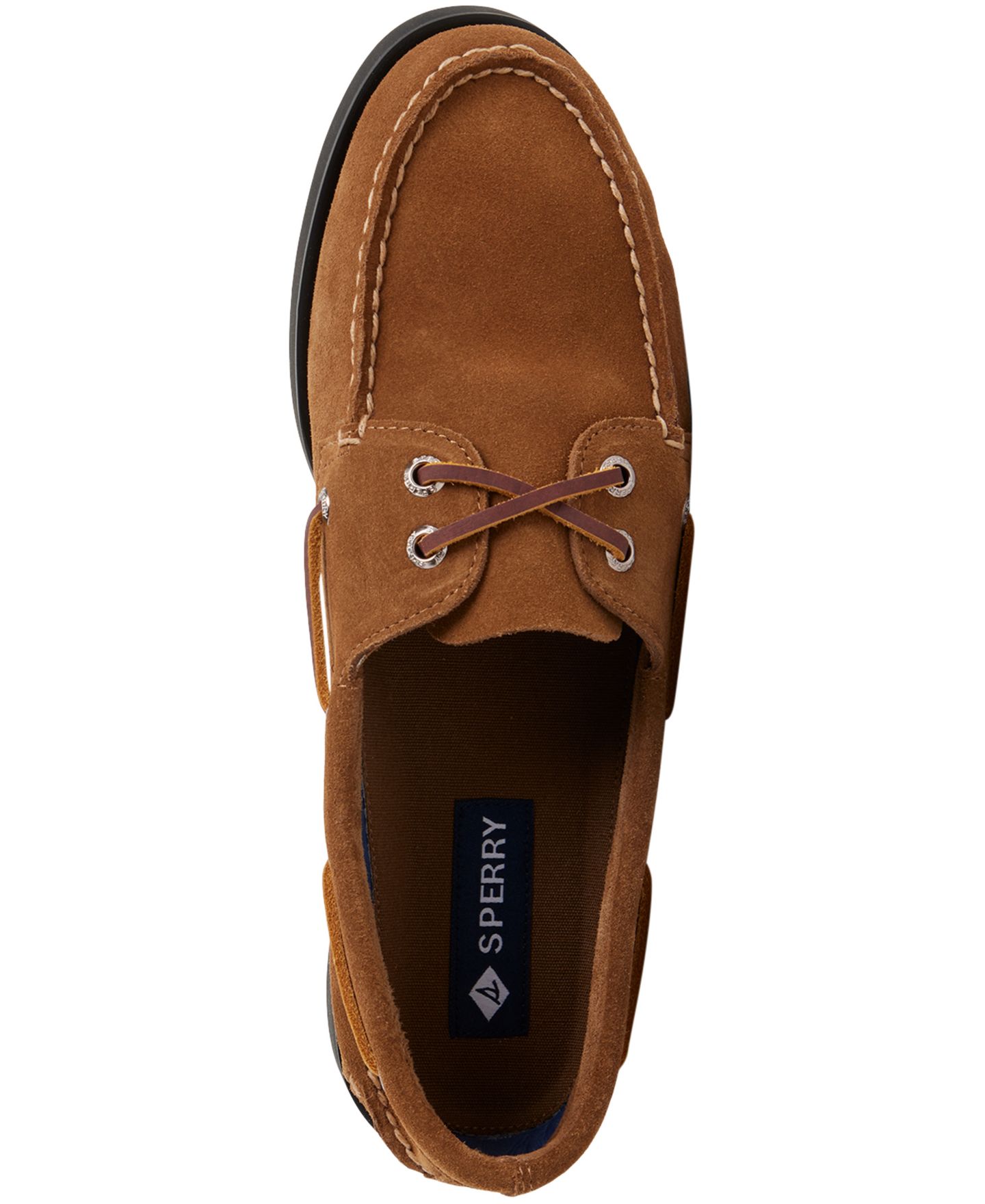Мужские туфли Sperry Authentic Original 2-Eye Boat, цвет: Замшевый бежевый — фото 4