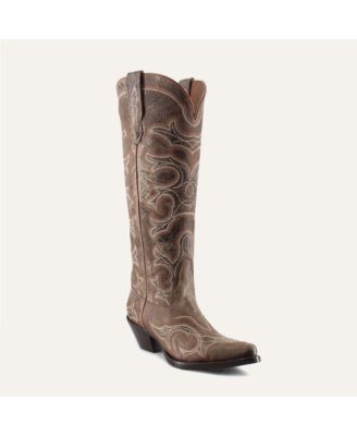 Olivia Leather Cowgirl Boots - Stylish Western Footwear & Comfort By Buck & Brana