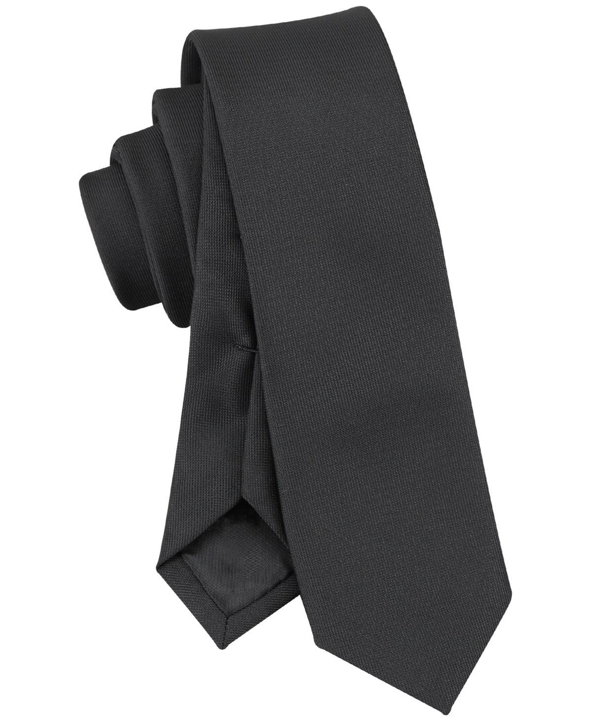 Calvin Klein Men's Classic Textured Tie In Black