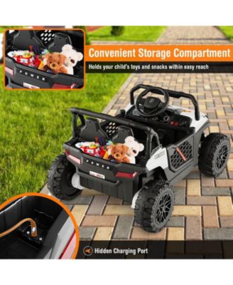 12V Kids Ride on Truck with 3 Speeds and Reverse Forward Function