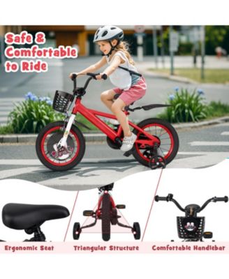 14 Inch Kids Bike for 3-8 Years Old Sport Bicycle with Adjustable Handlebar and Saddle