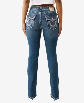 Women's Billie Super T Rhinestone Straight Jeans