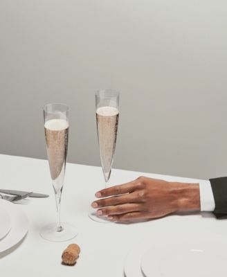 Elegance Trumpet Flute Glasses, Set of 2