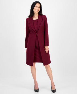 Le Suit - Women's Topper Jacket & Sleeveless Dress Suit