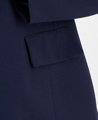 Plus Size Two-Button Wide-Leg Pantsuit Set