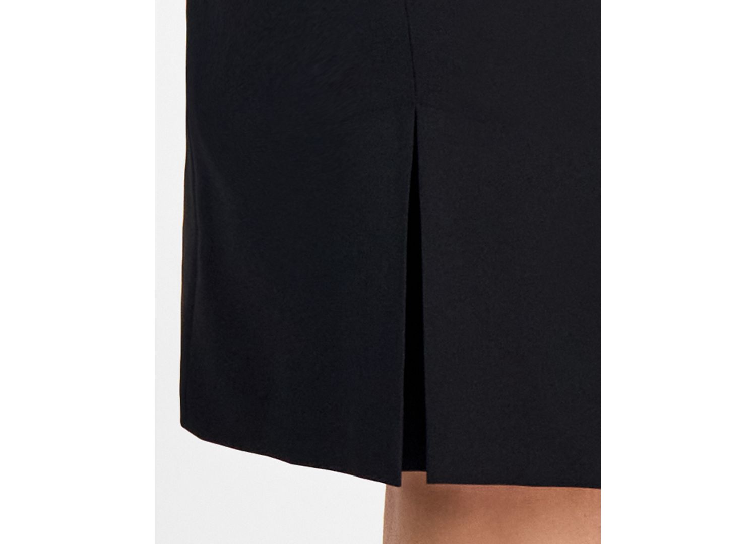 Plus Size Pencil Houndstooth 2 Piece Skirt Suit