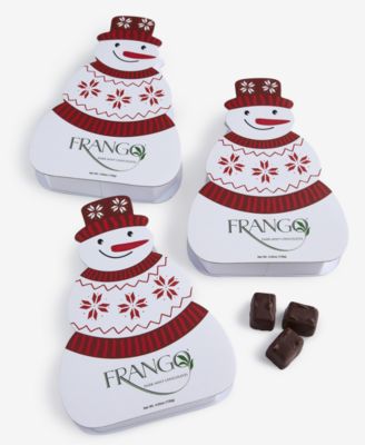 3 Pack Holiday Dark Mint Chocolates in Snowman Box, Created for Macy's