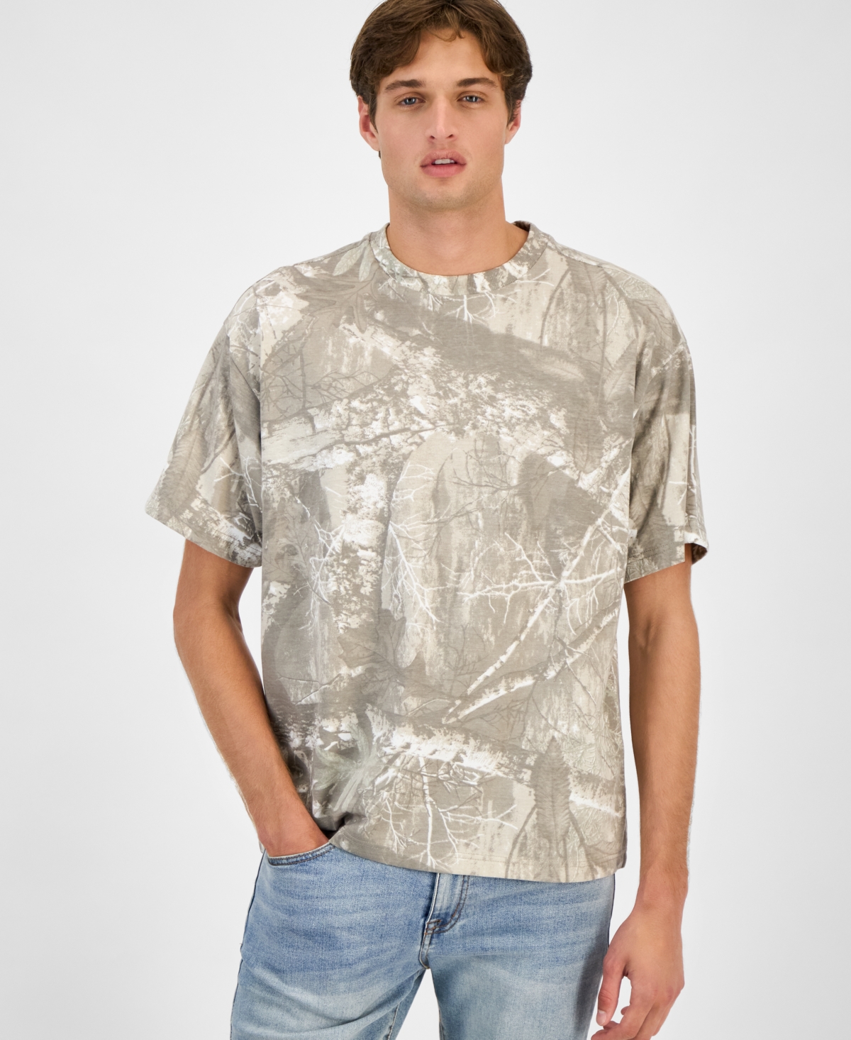 SmileyWorld Men's Leafy Camo T-Shirt