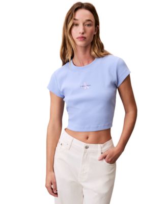 Calvin Klein Jeans - Women's Monogram Logo Baby T-Shirt