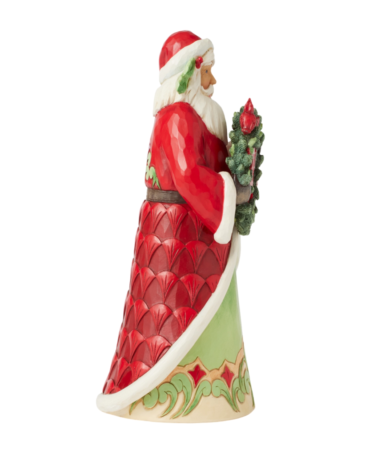 Jim Shore Santa Believe Wreath Figurine In Multi