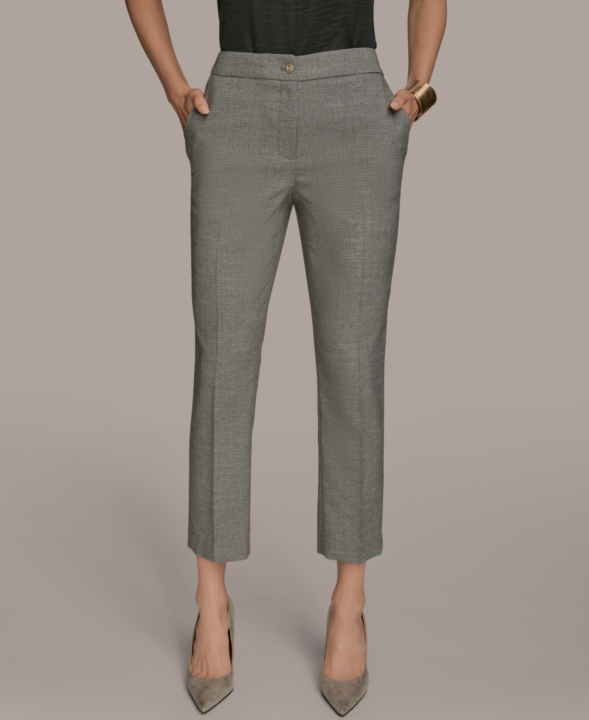 Donna Karan Women's Slim-leg Ankle Pants