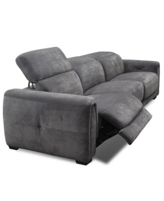 Brownell 3-Pc. Sofa Sectional with 3 Power Motion Chairs, Exclusively at Macy's