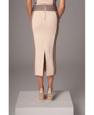 Celebration Colorblock Midi Skirt