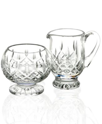 Waterford - "Lismore" Sugar & Creamer