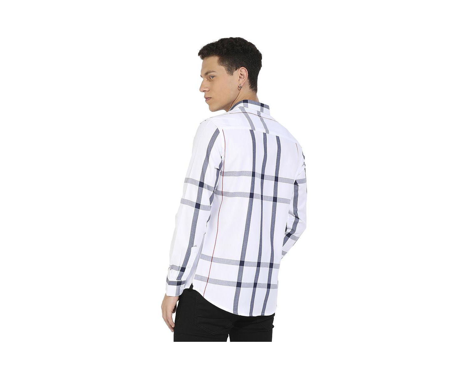 Men's Tartan Plaid Button Up Shirt