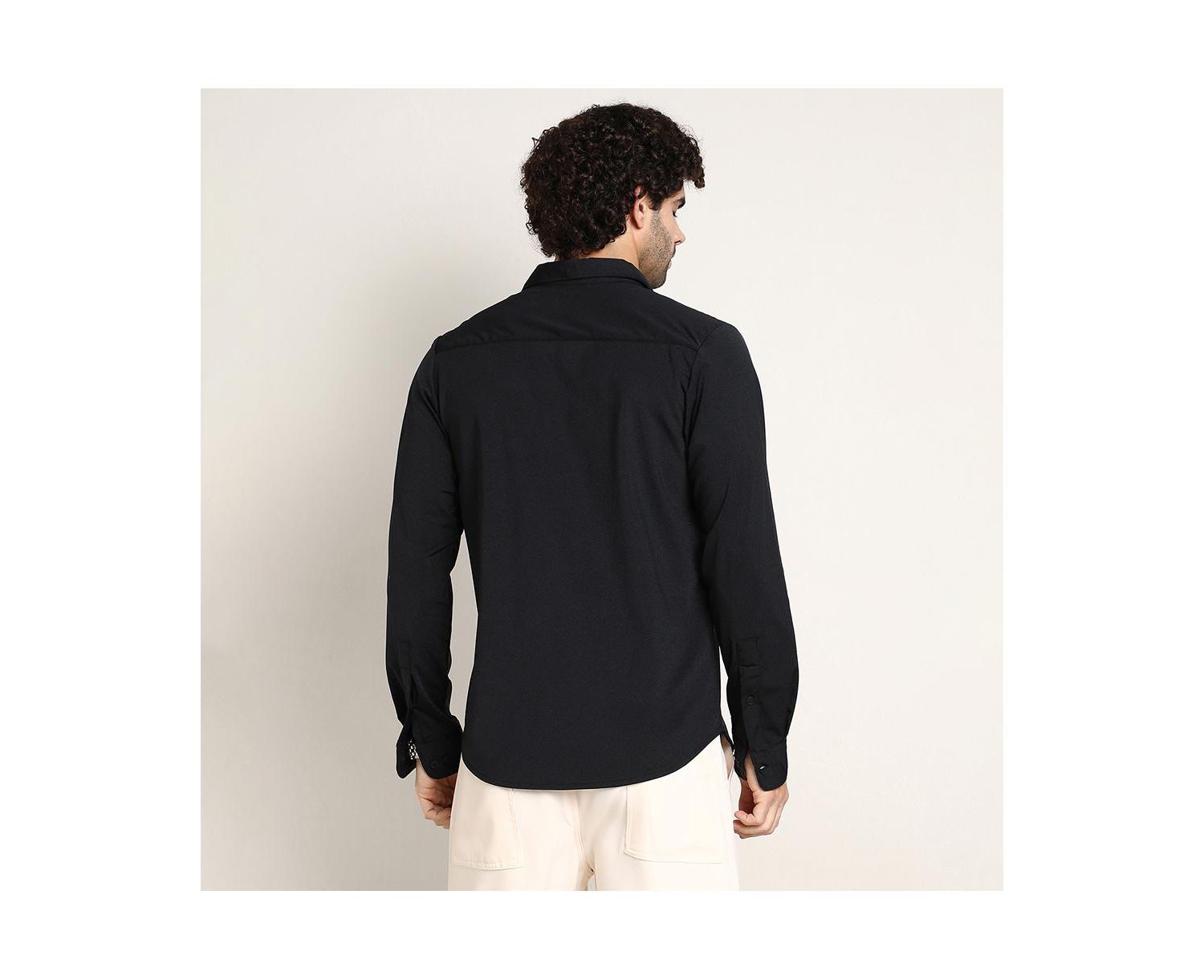 Men's Onyx Black Everyday Solid Shirt