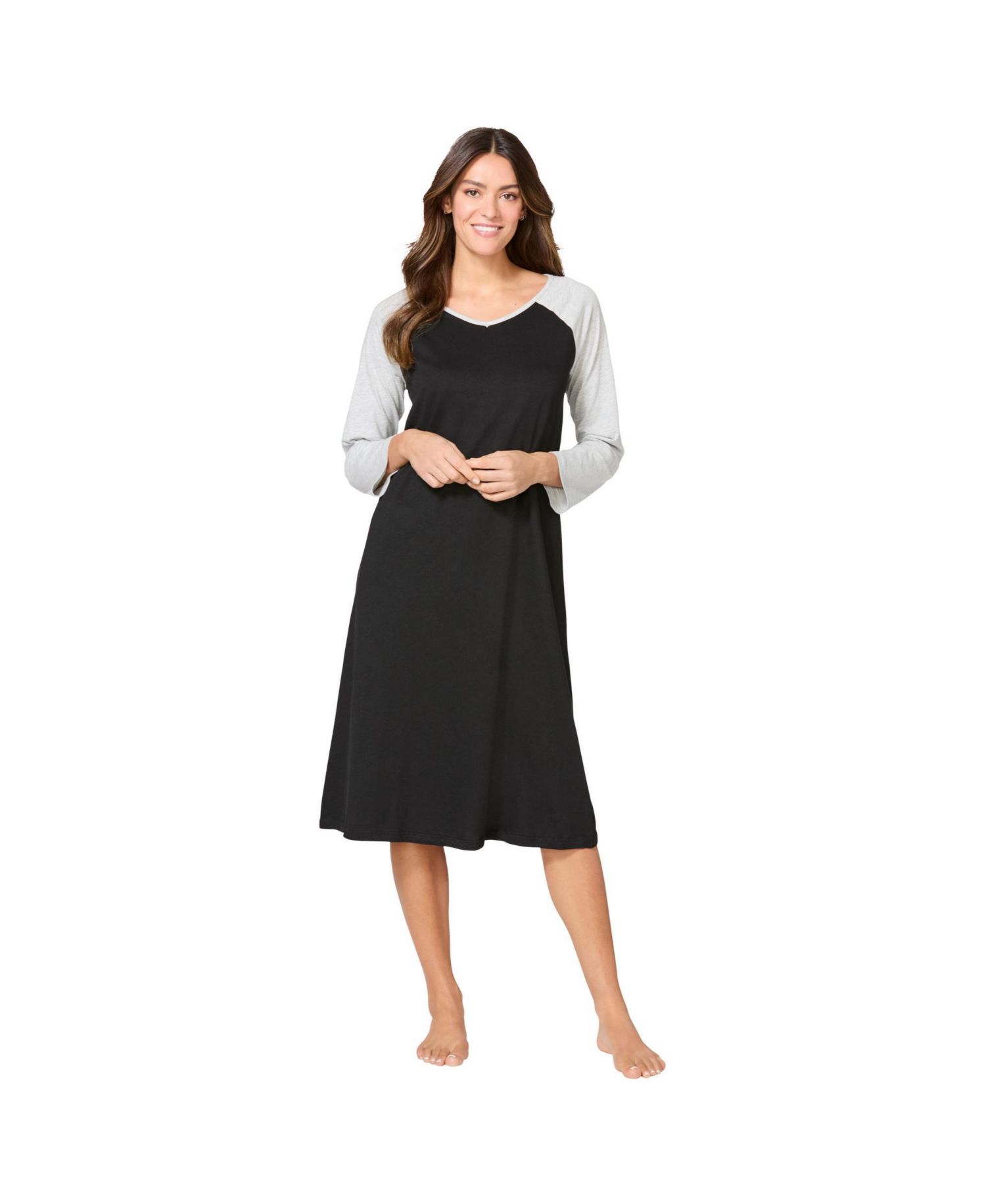 Plus Size Body Baseball Sleepshirt