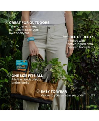 Mosquito Repellent Refillable Wristbands - 1PK & 2 Refills