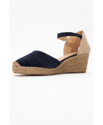 Aldea Leather Platform Espadrille (Women)