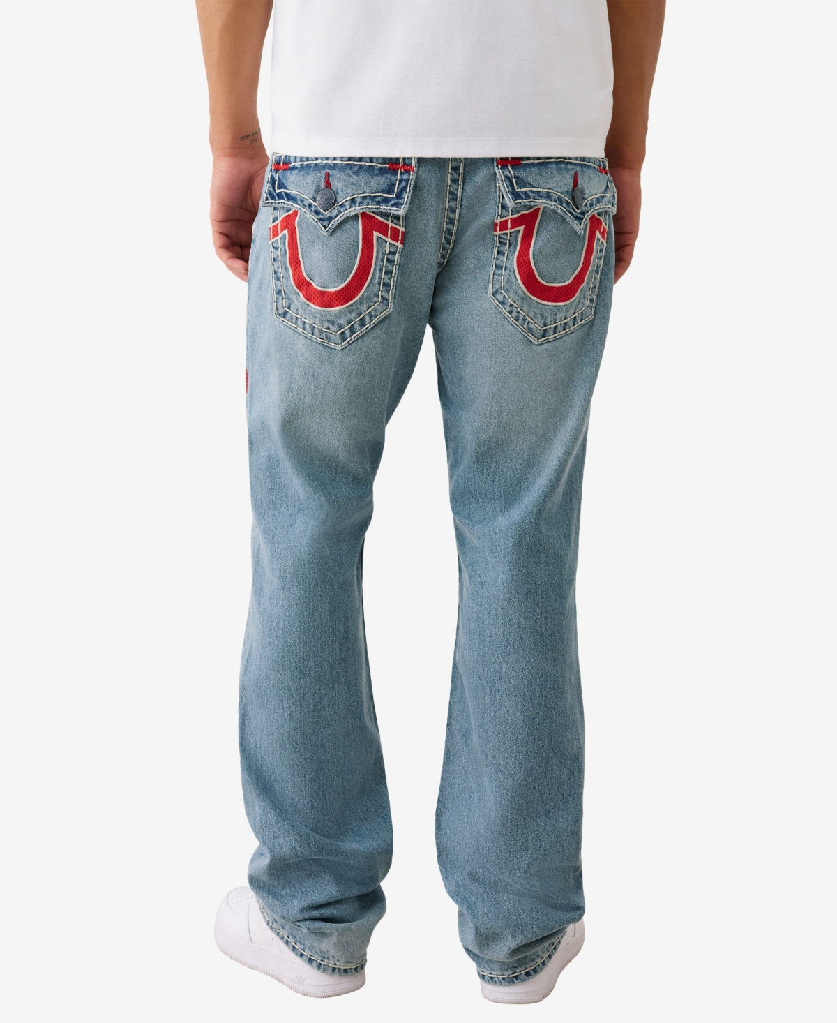Men's Ricky Super T Mesh Flap Jeans - Desperado light wash