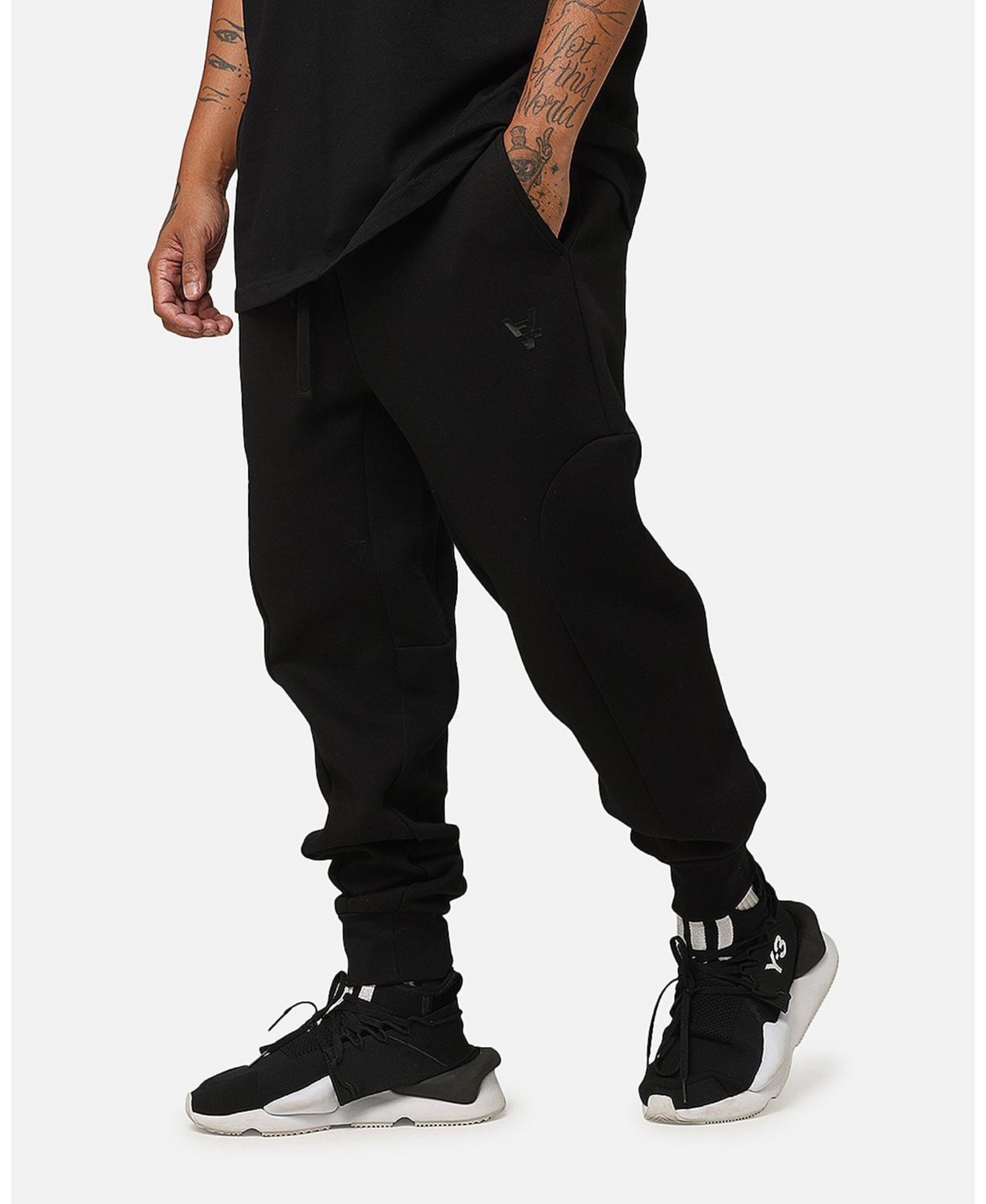 Men's Panelled Jogger - Black