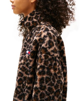 Women's Badge Zip-Front Teddy Jacket