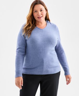 Style & Co - Plus Size Hooded Sweater